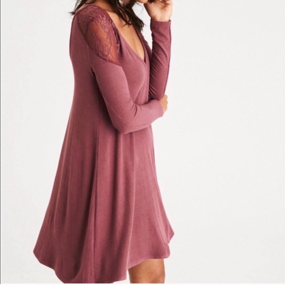 American Eagle Outfitters Dresses & Skirts - AEO TALL Mauve Shift Dress